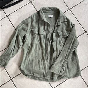 American Eagle Outfitters Olive Utility Jacket